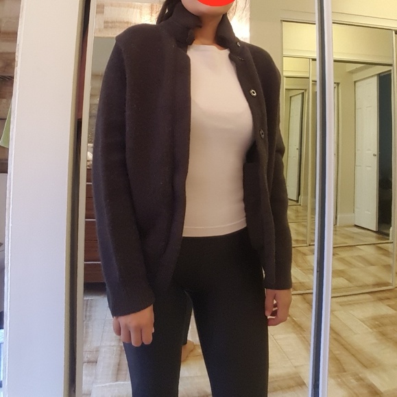 BANANA REPUBLIC fine merino wool bomber jacket XS - Picture 2 of 7